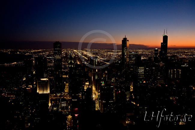 Chicago från John Hancock Center